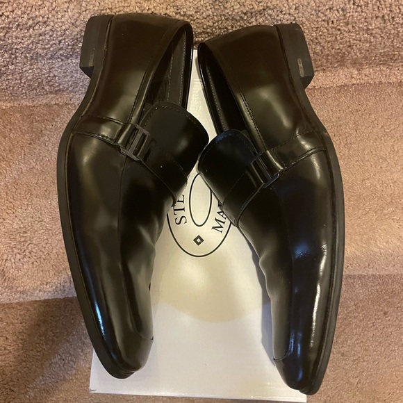 Mens black Steve Madden dress shoe - Picture 4 of 7